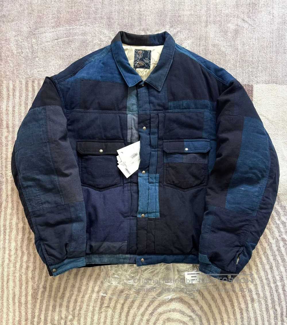Visvim visvim down jacket with unique patchwork d… - image 1
