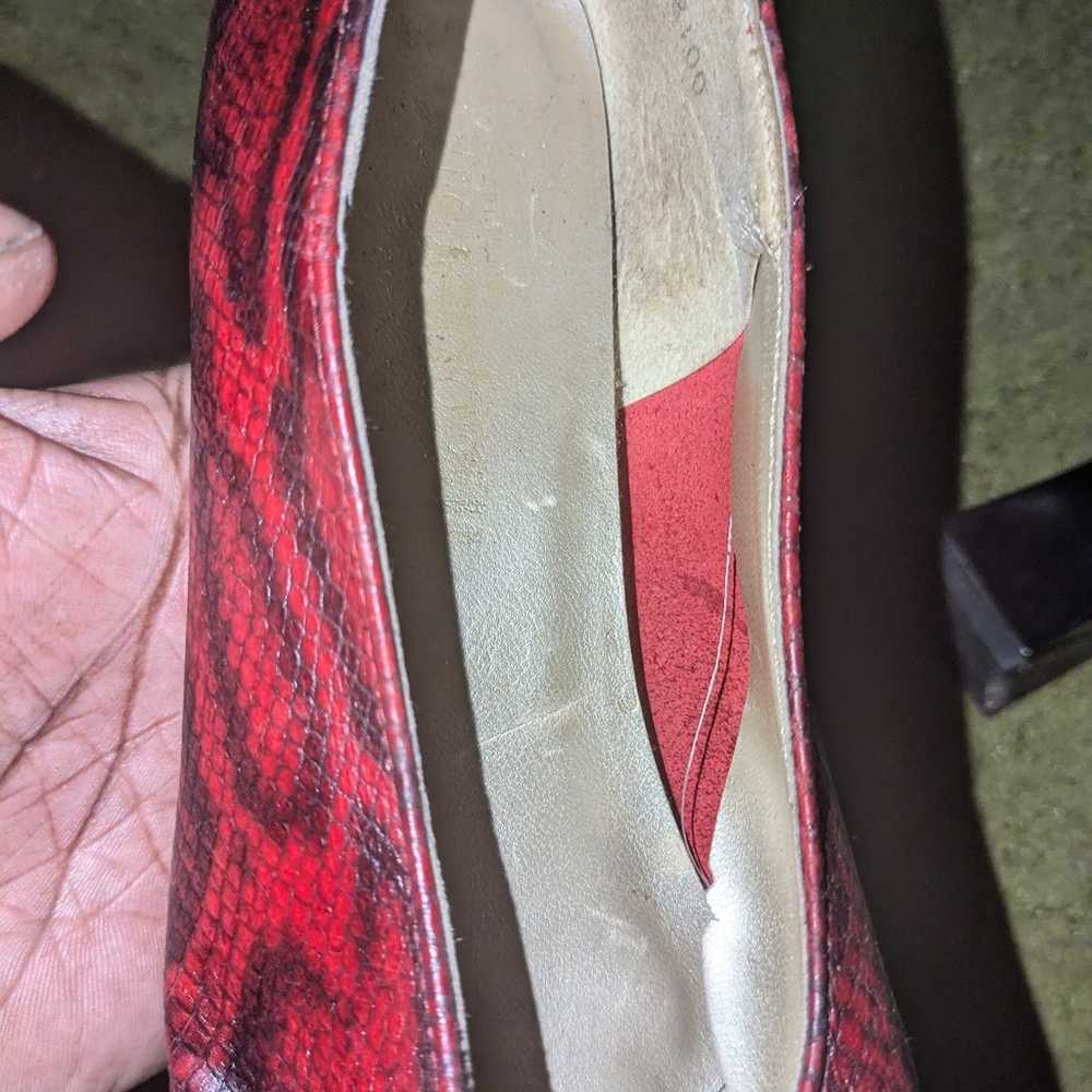 Red Python Heels - image 2