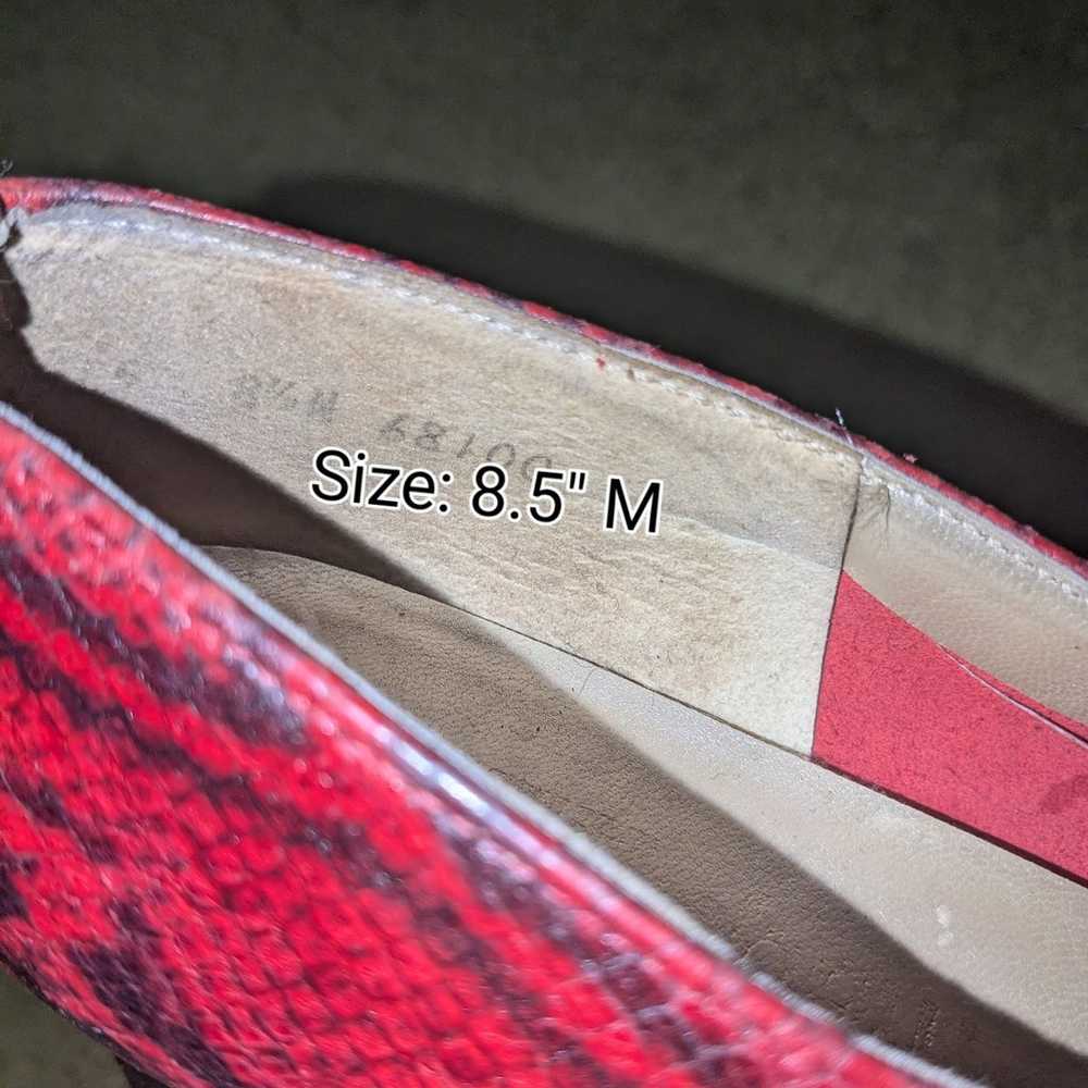 Red Python Heels - image 3