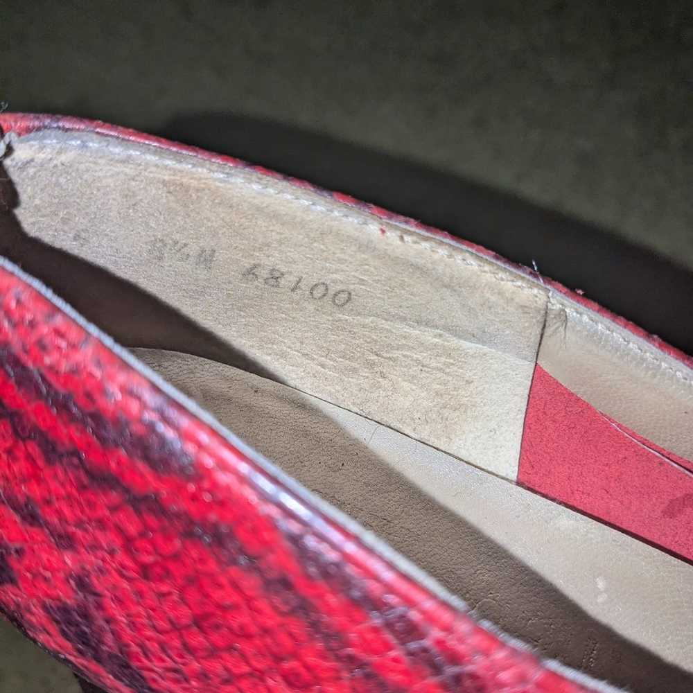 Red Python Heels - image 4