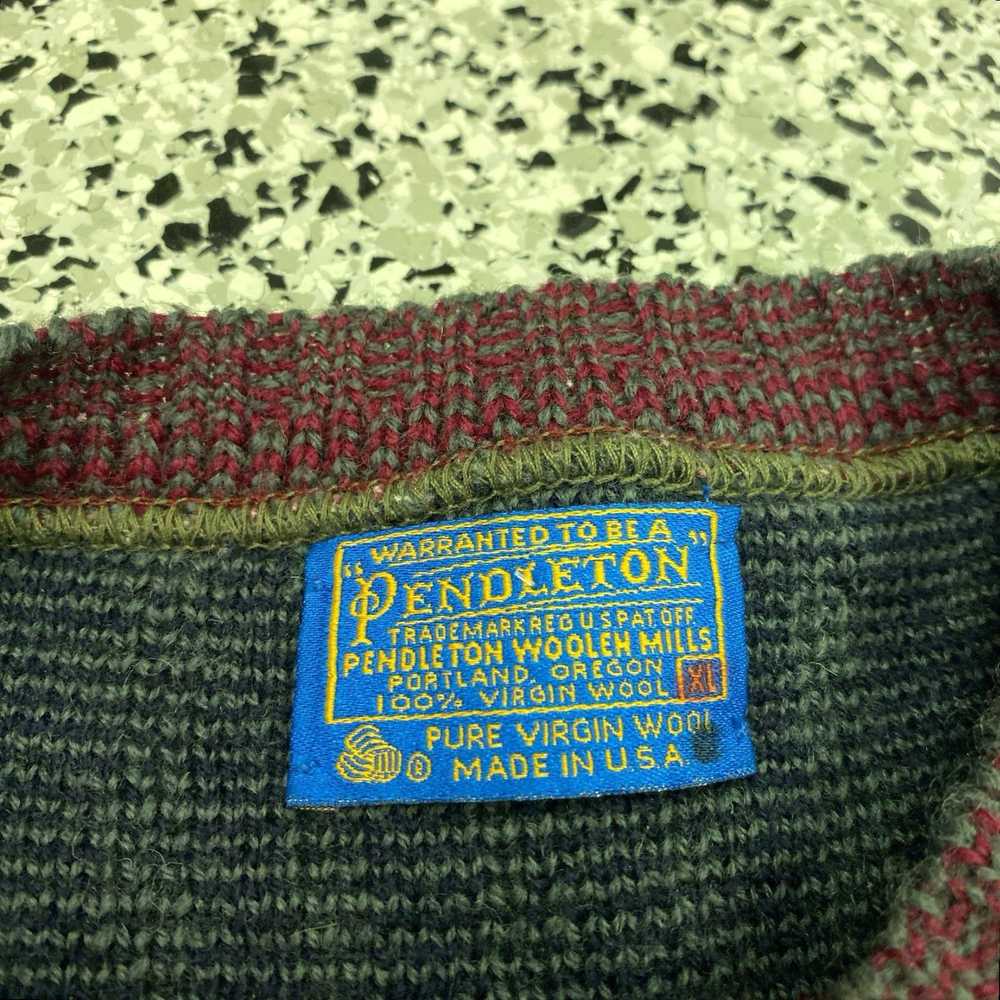 Pendleton Pendleton Men XL Pullover Sweater Crewn… - image 2