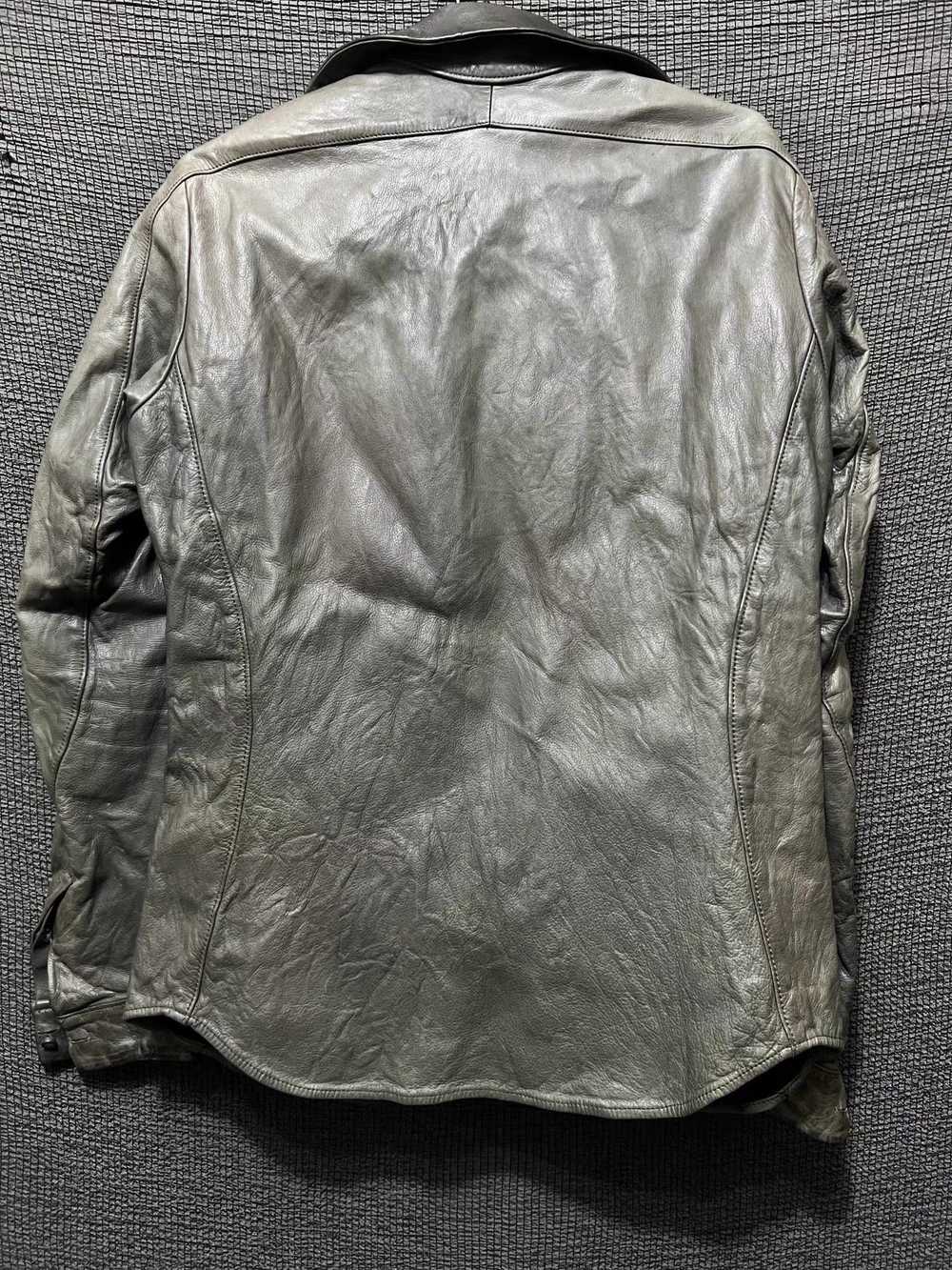 Devoa Devoa early ergonomic artisan leather jacket - image 2