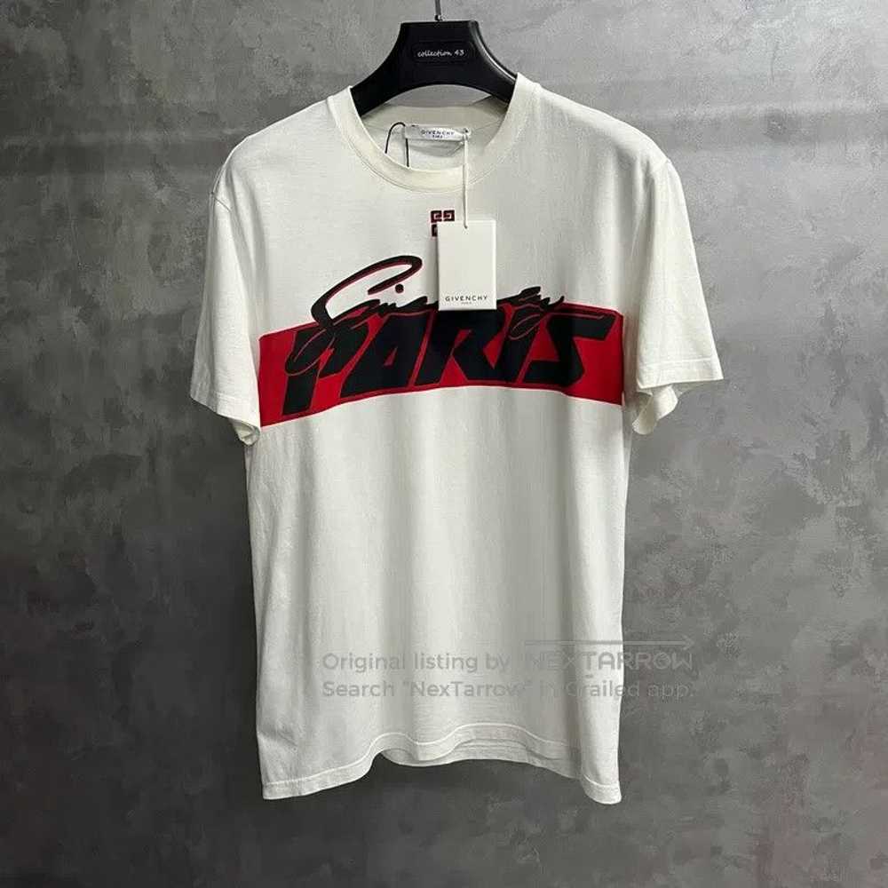 Givenchy Givenchy White Solid Pattern Printed Sho… - image 1