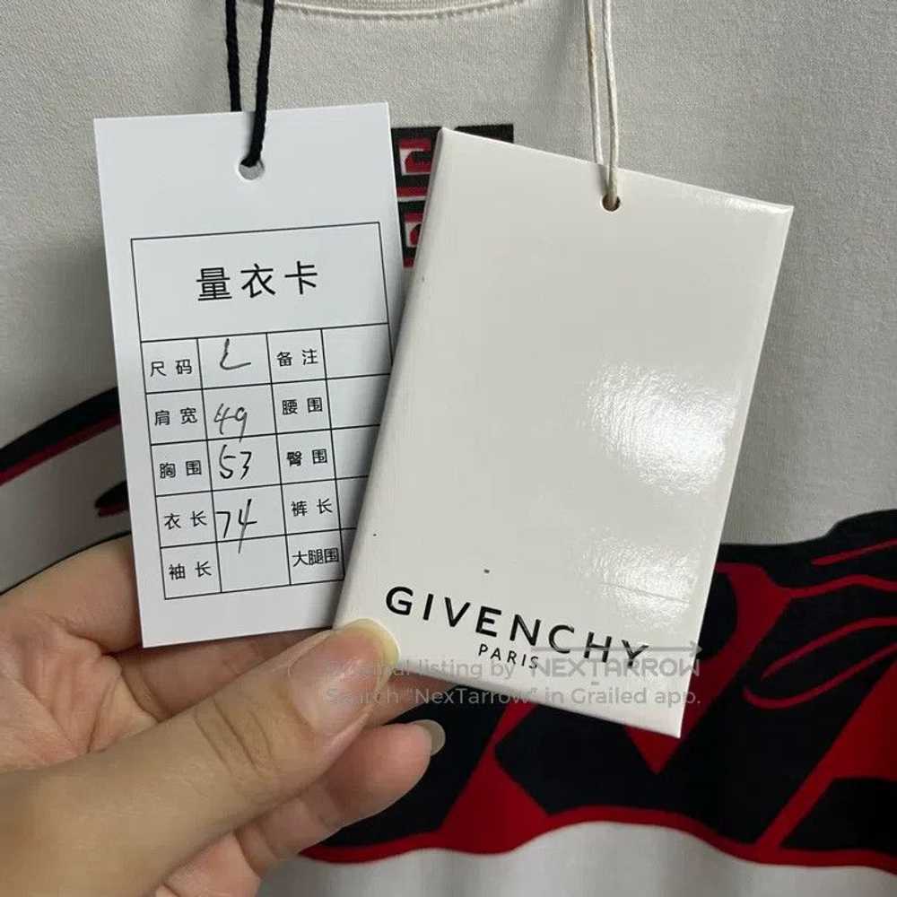 Givenchy Givenchy White Solid Pattern Printed Sho… - image 3