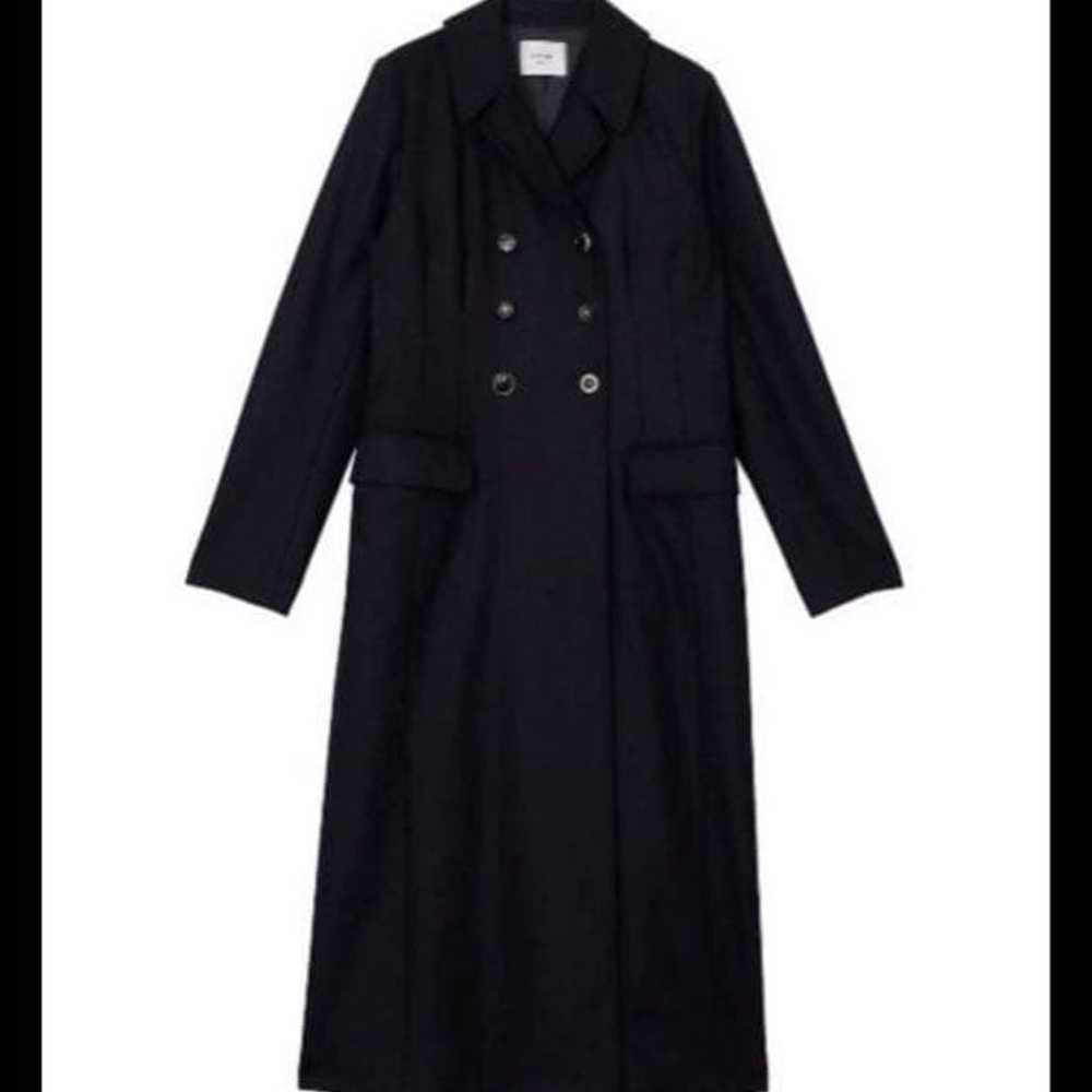 Waist-Shaping Assorted Button Coat - Ameri - image 1