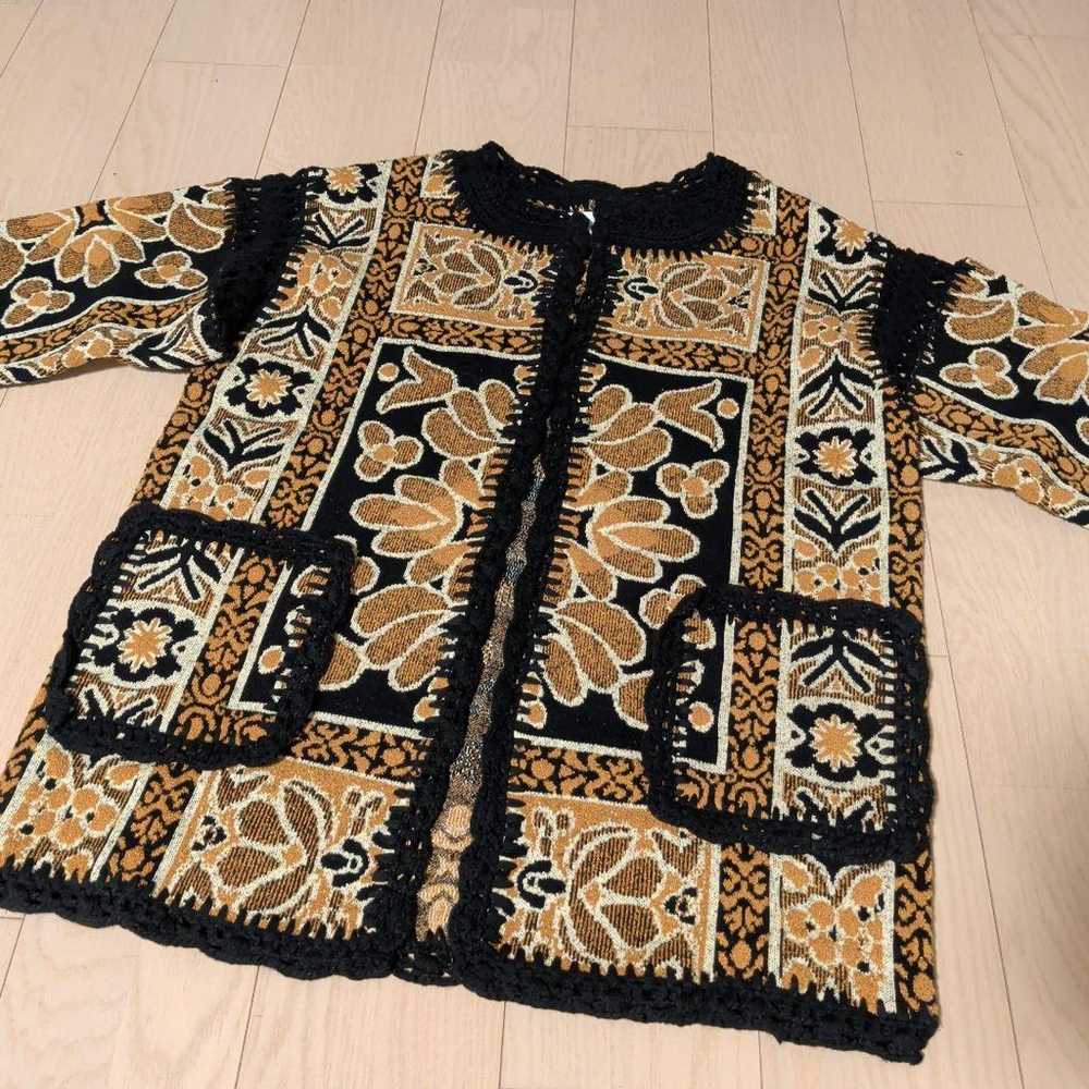 Ameri RUG PATTERN KNIT JACKET - image 10