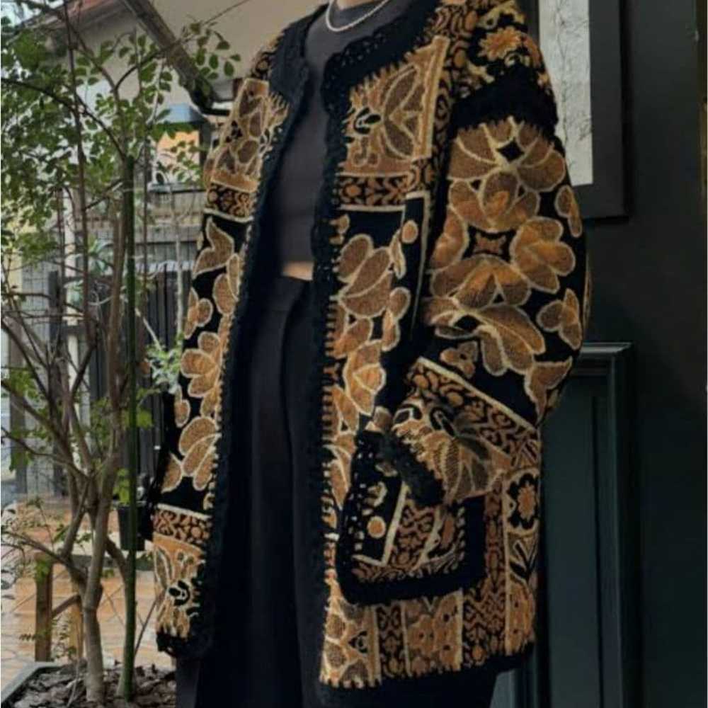 Ameri RUG PATTERN KNIT JACKET - image 6