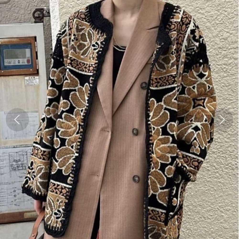 Ameri RUG PATTERN KNIT JACKET - image 9
