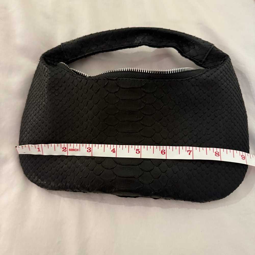 Black python mini bag - image 3