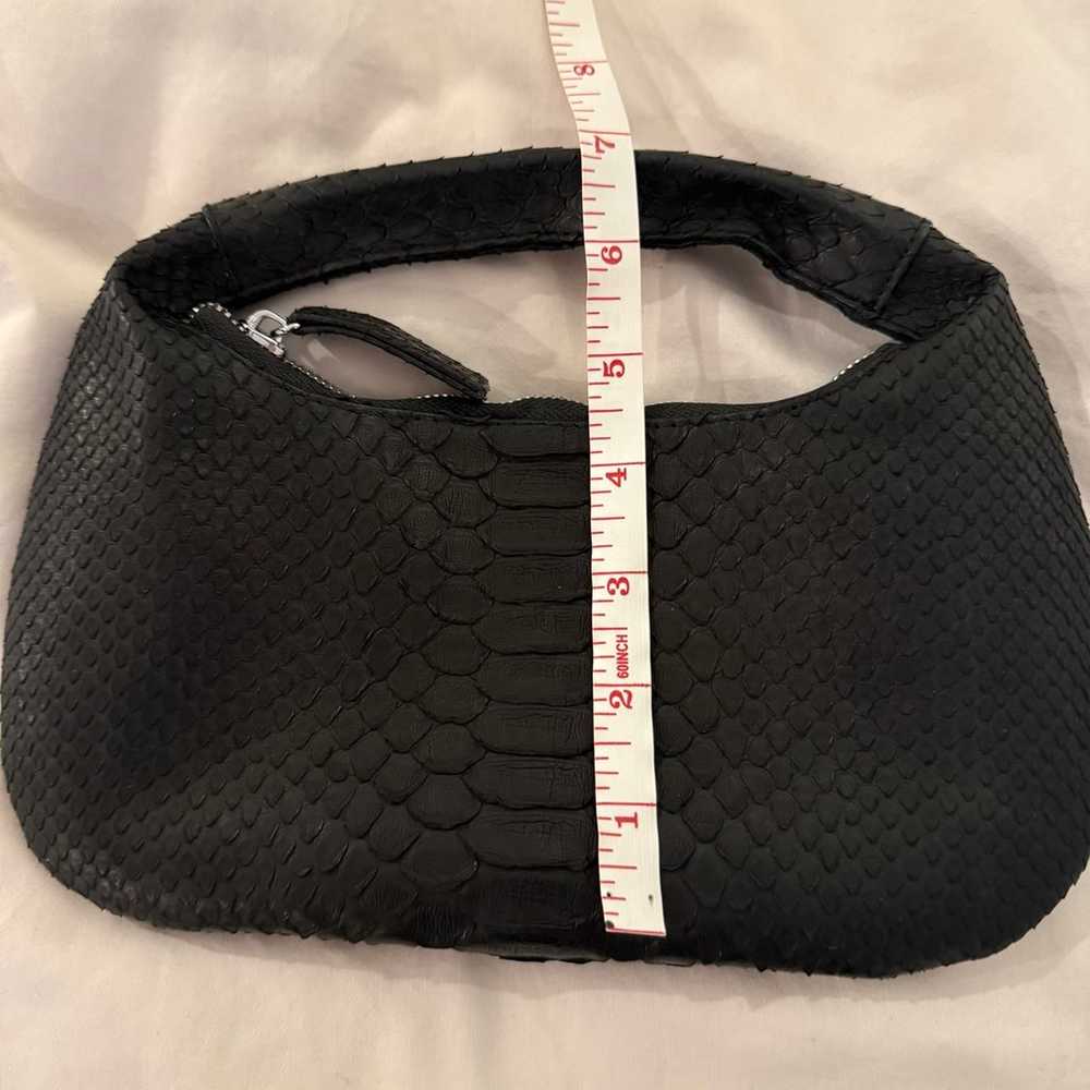 Black python mini bag - image 4