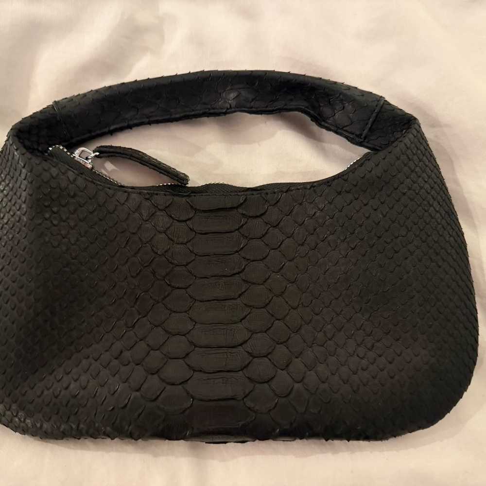 Black python mini bag - image 6