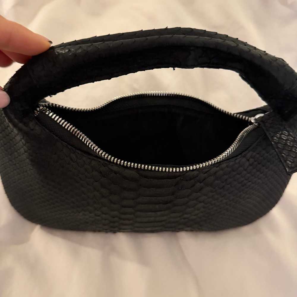 Black python mini bag - image 7