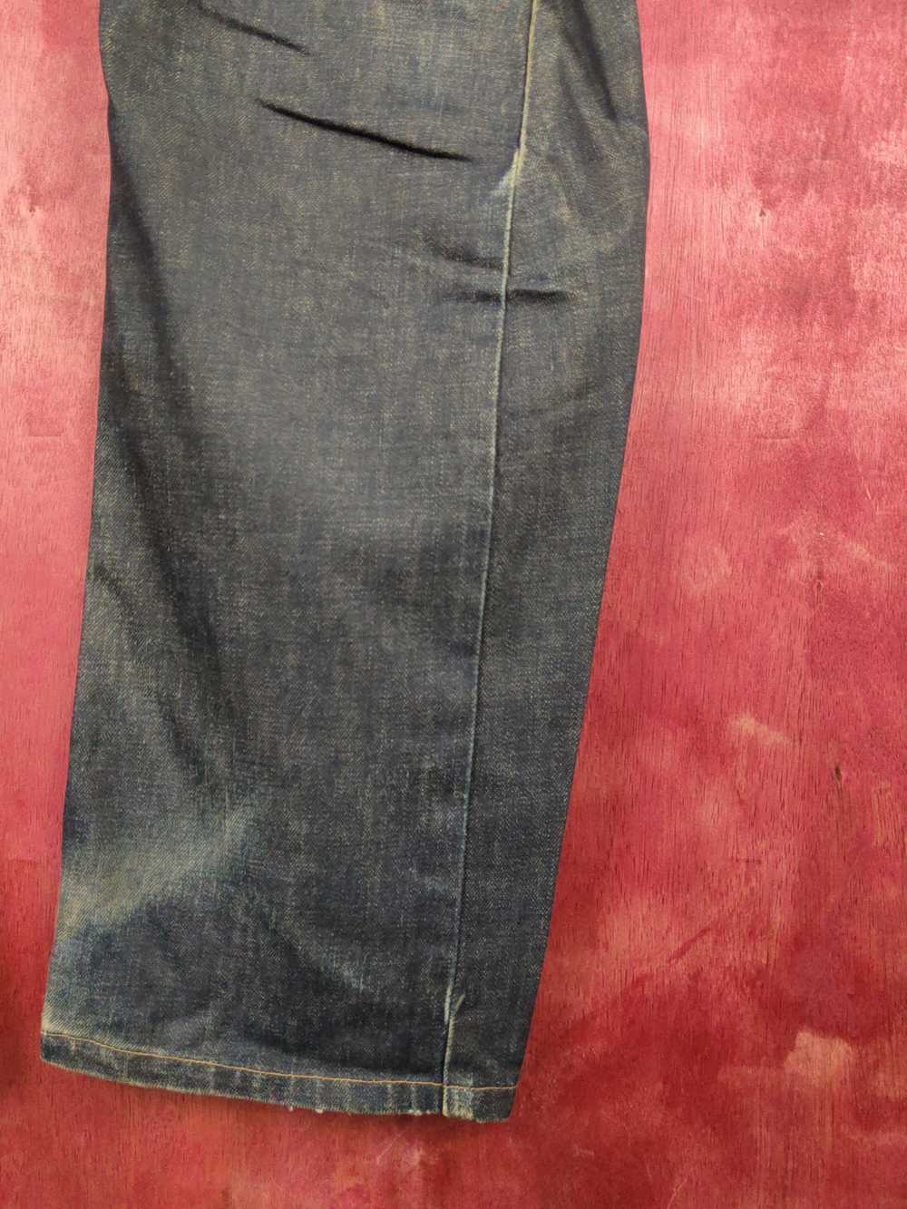 Edwin Edwin E Function Black Distressed Ripped Je… - image 6