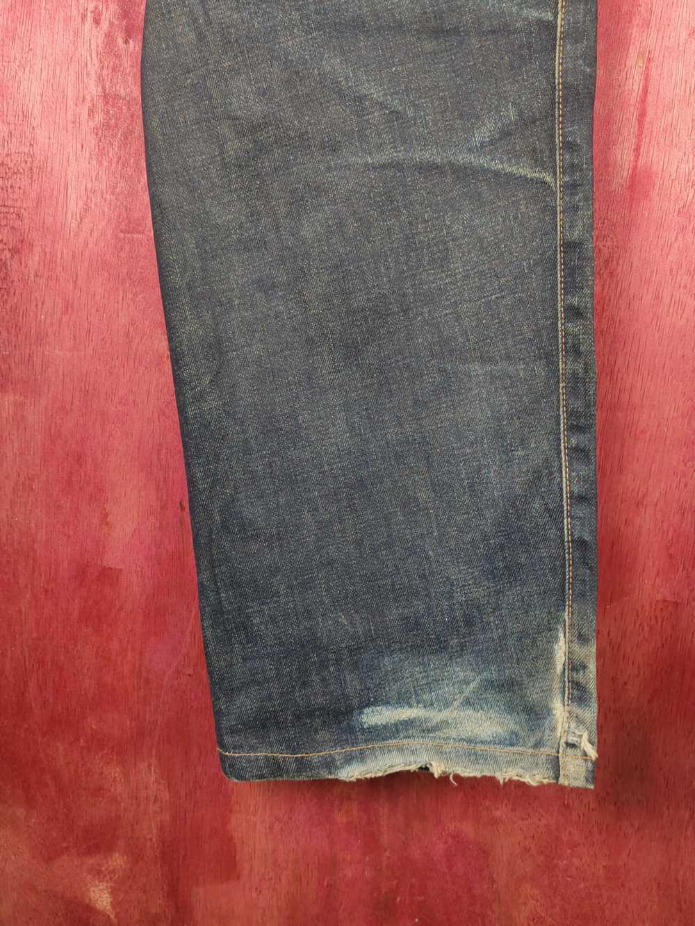 Edwin Edwin E Function Black Distressed Ripped Je… - image 9