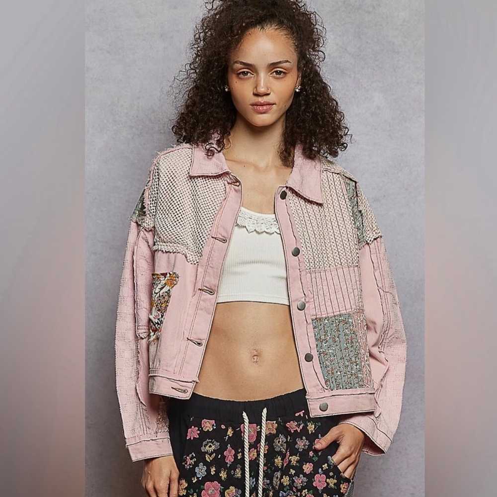 POL patchwork jacket - image 1