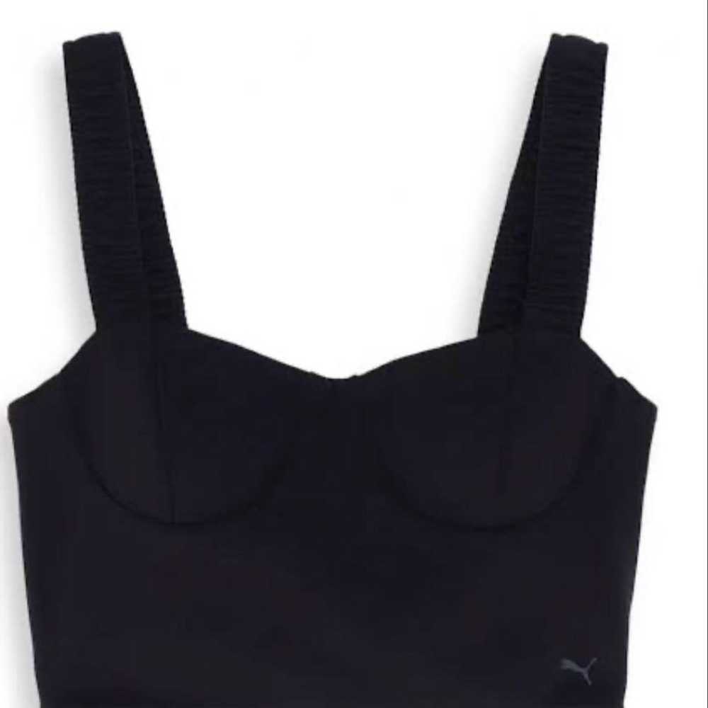 PUMA x Ameri Black Bustier with Straps / Ameri VI… - image 3