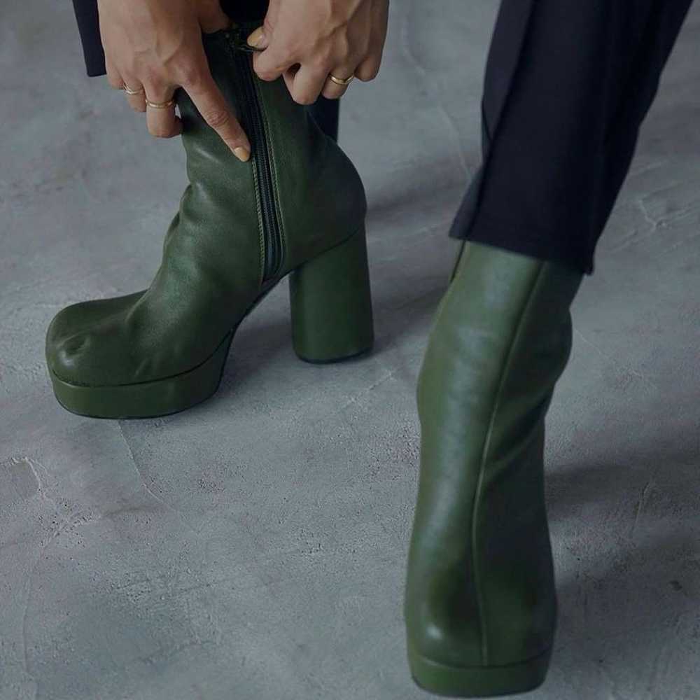 AMERI VOLUMINOUS TOE PLATFORM BOOTS - image 1
