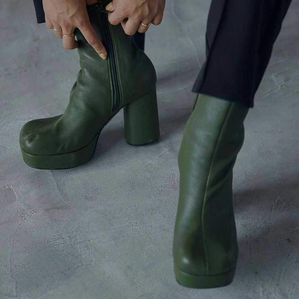 AMERI VOLUMINOUS TOE PLATFORM BOOTS - image 1