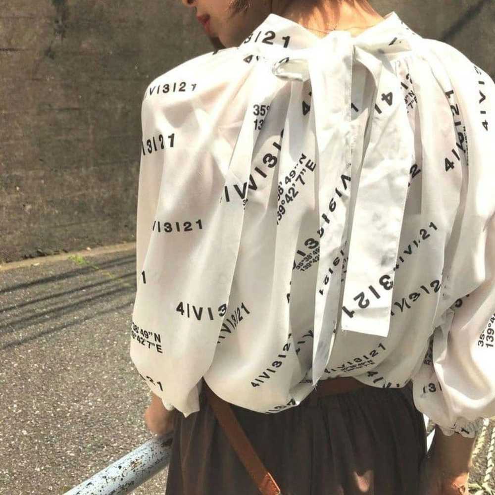 AMERI PASSCODE GATHER BLOUSE - image 3