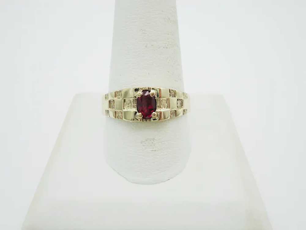 10K Lab Ruby Ring View 2