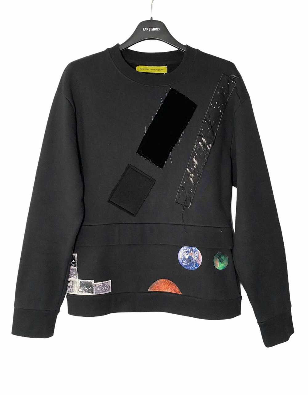 Raf Simons × Sterling Ruby Sterling Ruby Artwork Appliqué Sweatshirt