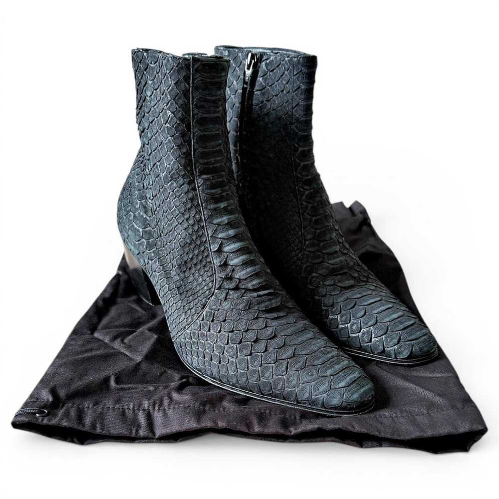Saint Laurent Python boots
