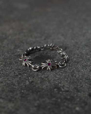 Chrome heart e ring - Gem
