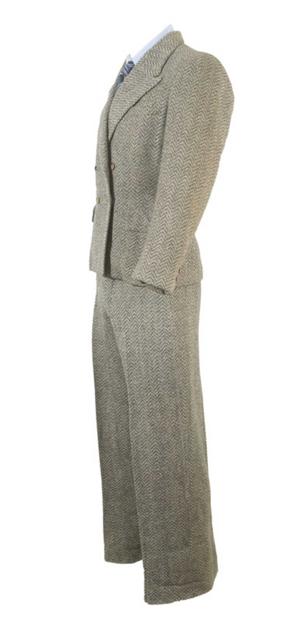 1930s Ex Hollywood Costume Tweed Suit - image 2