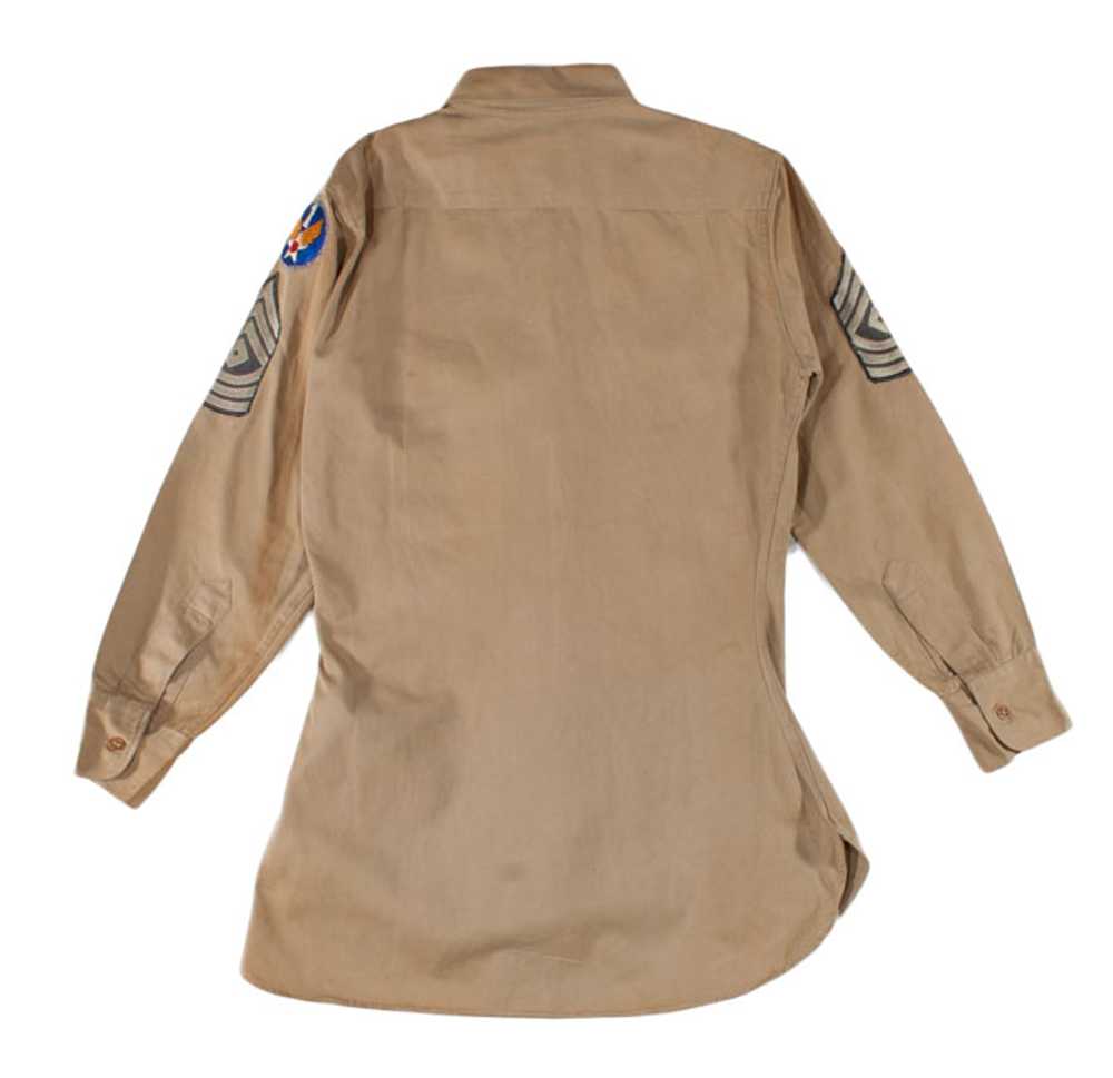 WWII 1st Air Force 1st Sgt. Khaki Shirt - image 3