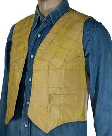 1970s Leather Vest
