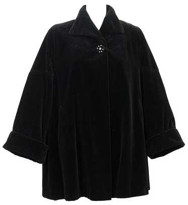 Lush Velvet 1930s Swing Coat