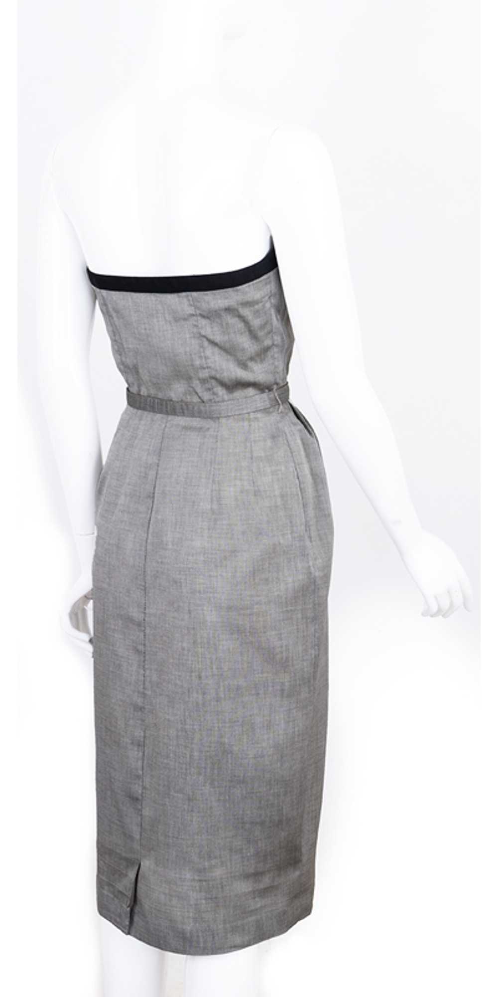1950s Strapless Dress with Jacket - image 7