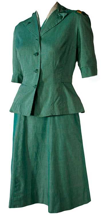 1950s Girl Scout Uniform Dress and Jacket