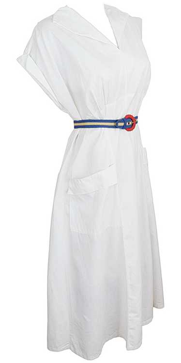 Fresh and Breezy 1940s Wrap Dress - image 1