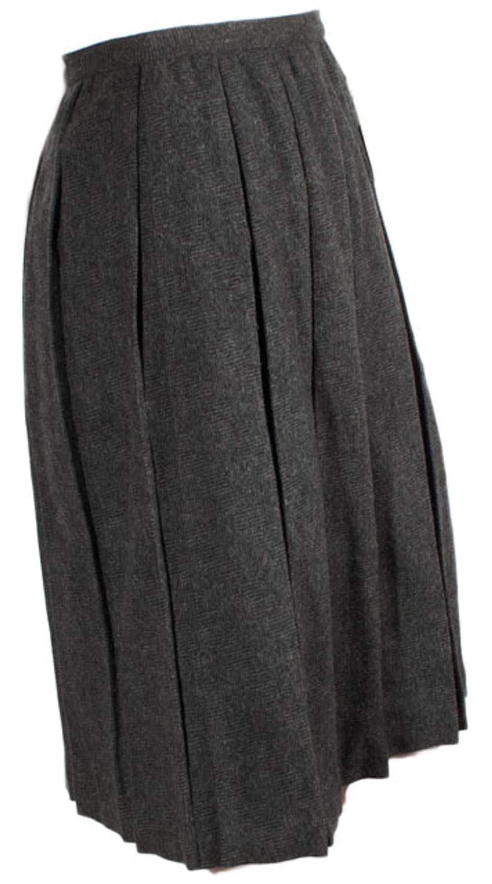 Vintage Pleated Collegiate Skirt - image 1