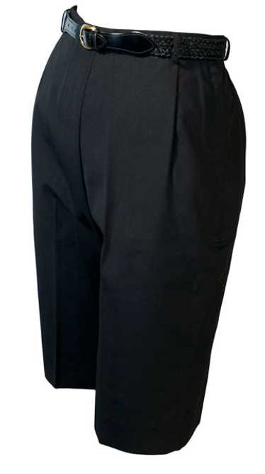 NOS 1950s Sporty Black Shorts - image 1