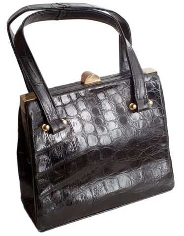 1960s Crocodile Leather Purse