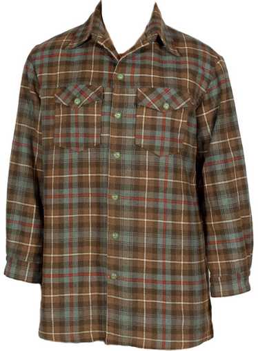 1950s Wool Flannel Shirt Jacket