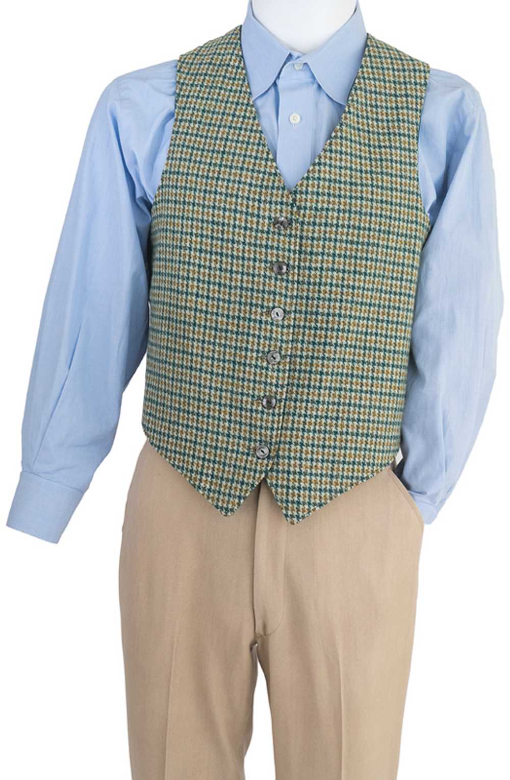 1960s Reversible Wool Vest - image 1