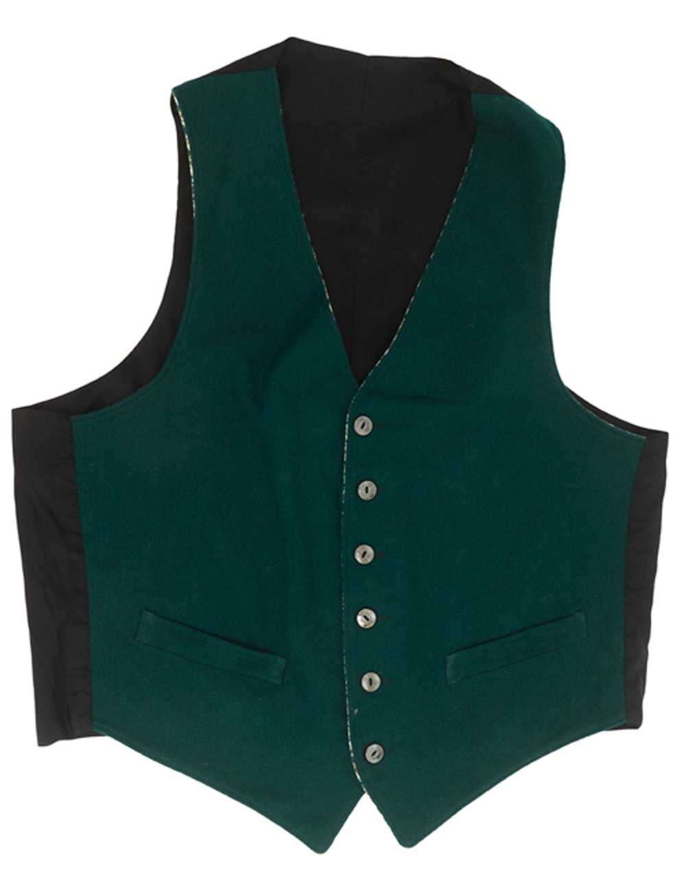 1960s Reversible Wool Vest - image 3