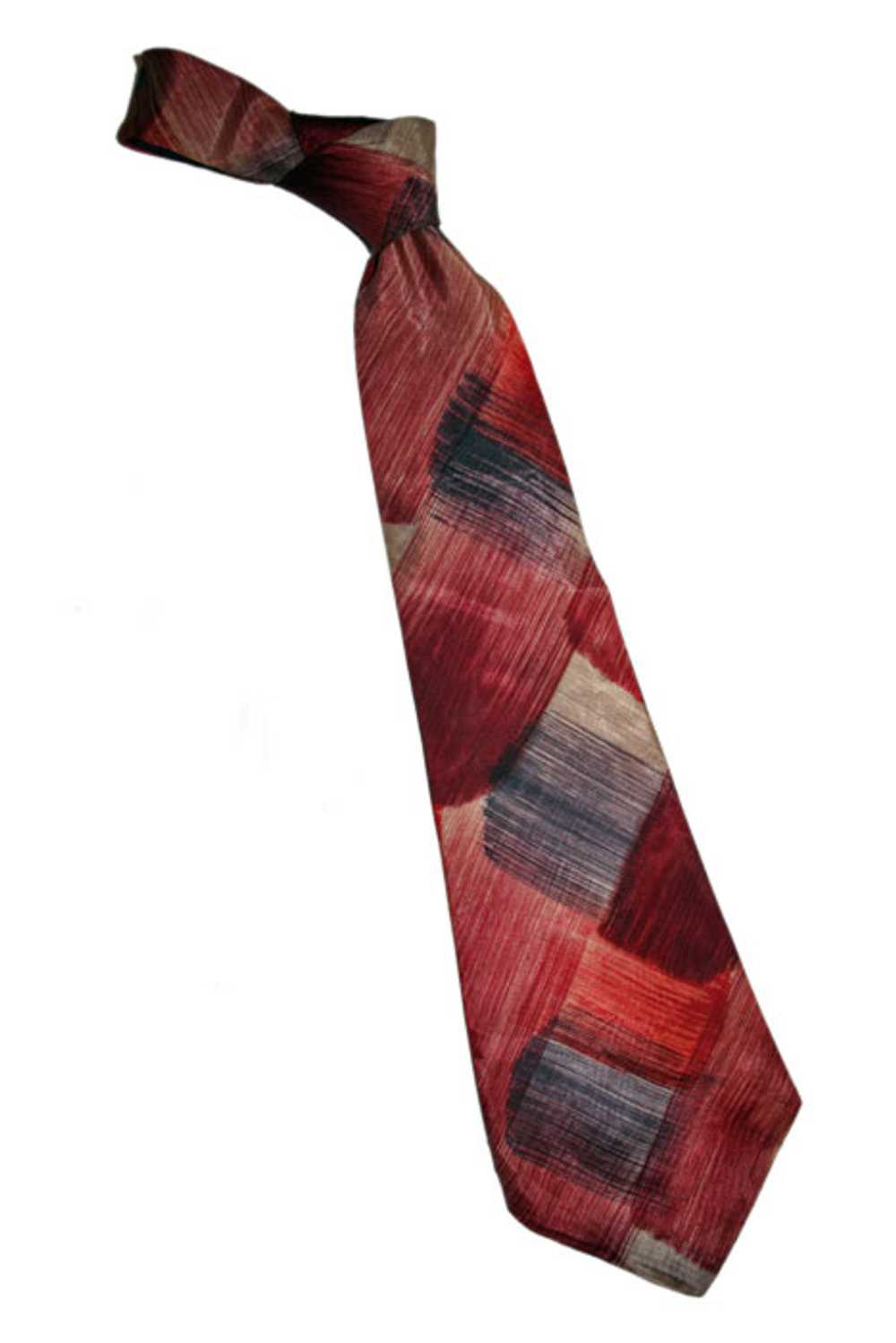 1950s Hand painted Tie - image 1