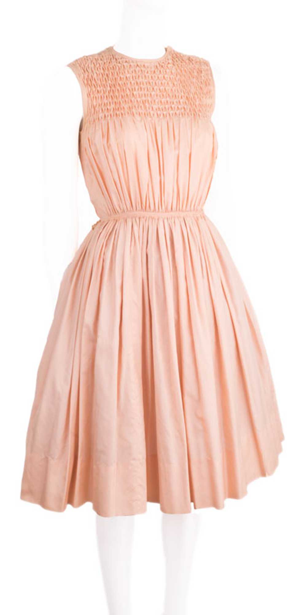 Vintage Silk Cocktail Dress - image 2