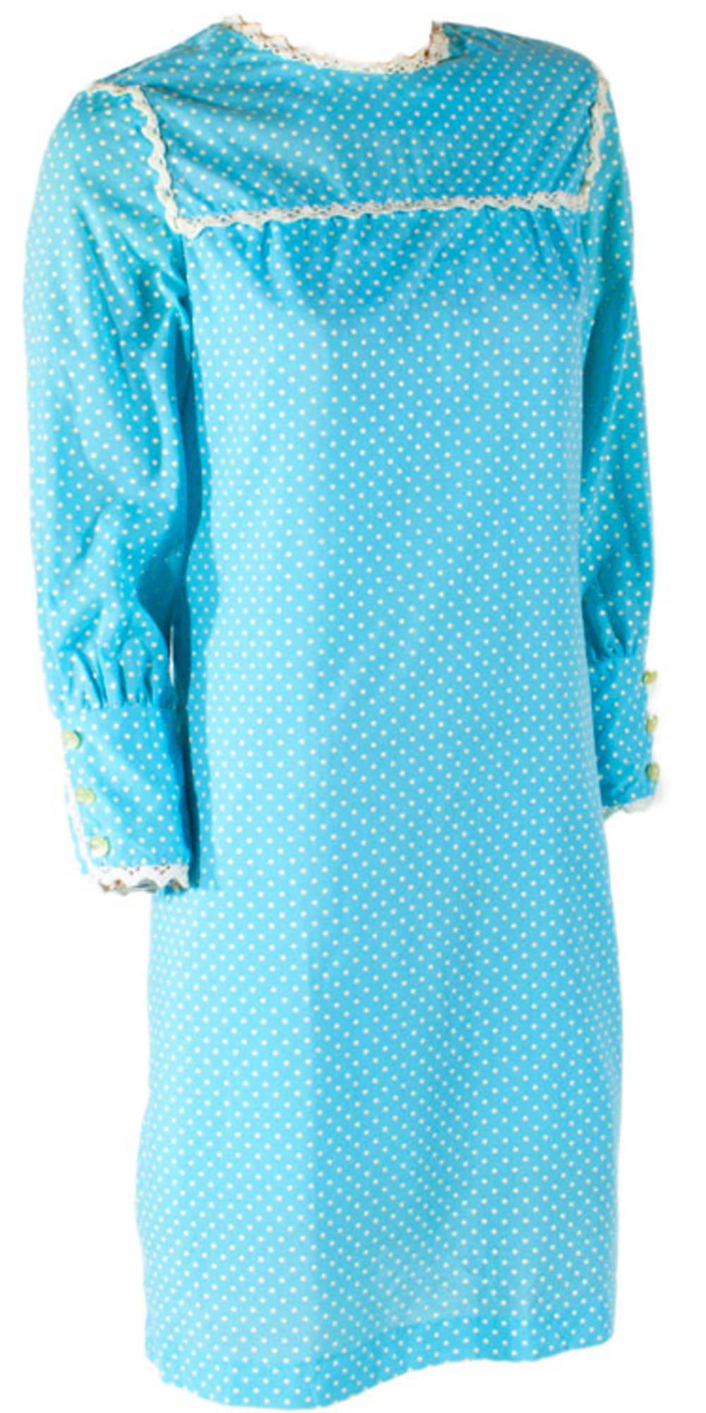 Vintage 1960s Polka Dot Dress - image 1