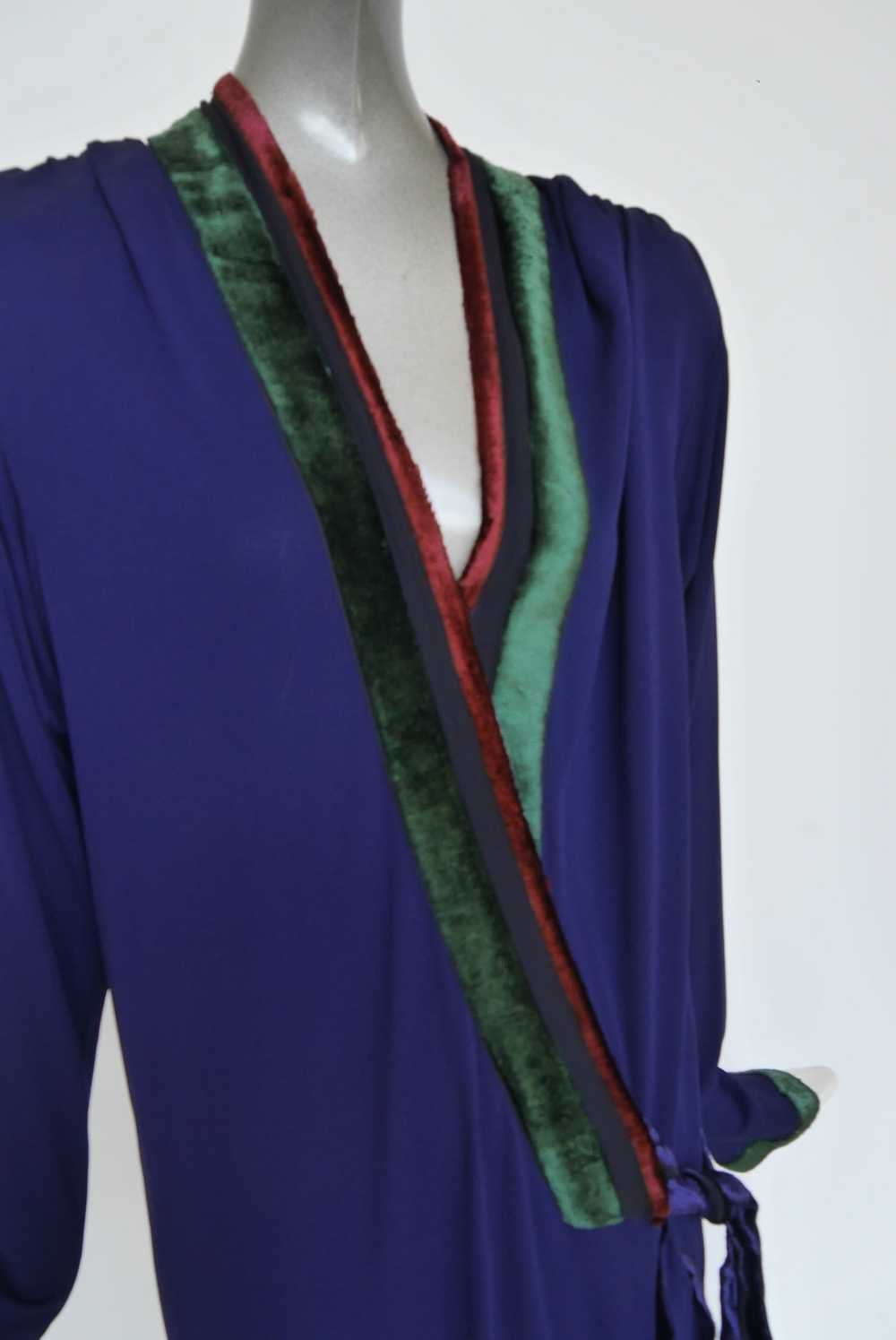 Janice Wainwright silcrepe flapper style dress 19… - image 4