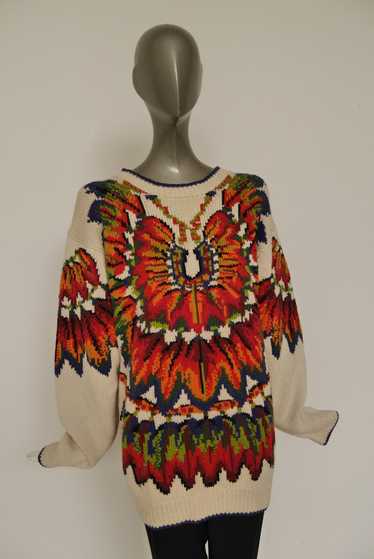 Kansai Yamamoto sweater KBS amazing pattern. - image 1