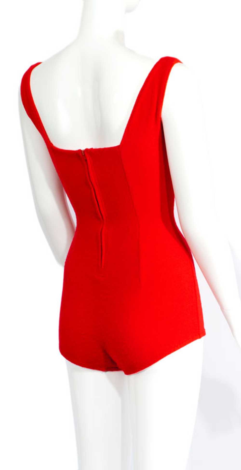 Bold Red Swimsuit by Rose Maria Reid - image 2