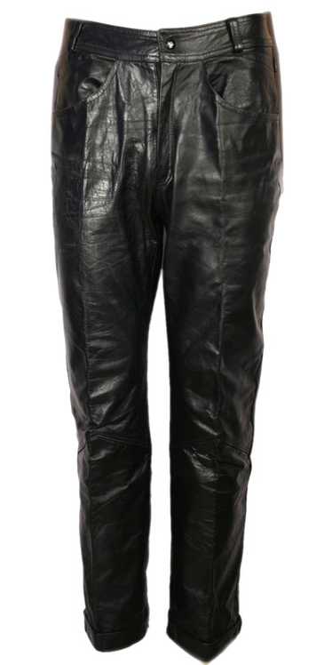 Vintage Leather-Suede Side Lace Up Pants 1970s 24W – Black Shag Vintage