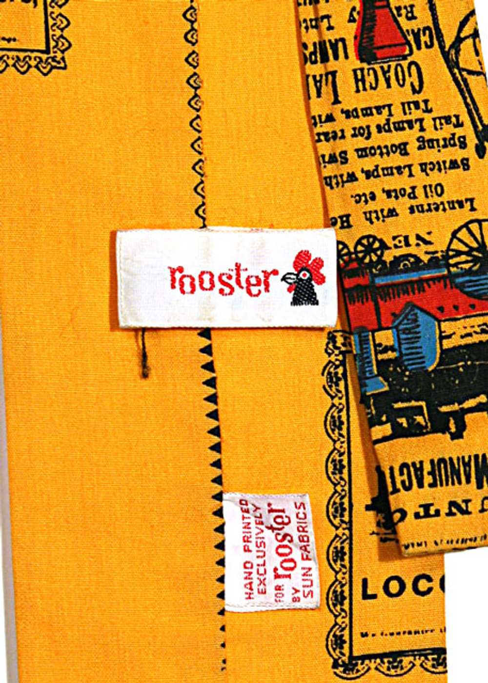 Vintage 1950s Rooster Tie - image 2