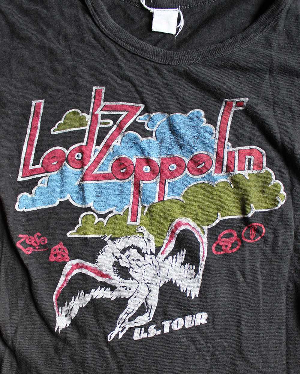 Vintage 70's Led Zeppelin US Tour T-shirt - image 2