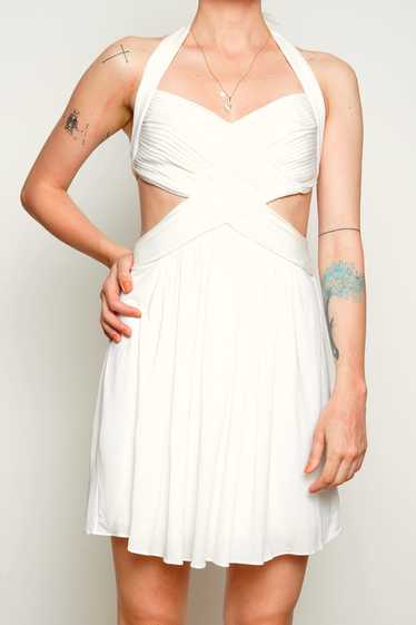 BCBGMaxazria 'Shea' Halter Cutout Cocktail Dress - image 1